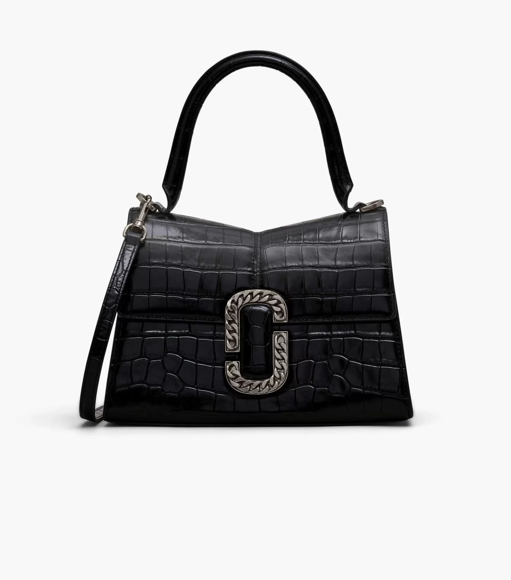 Marc Jacobs Top Handle Bags<The Croc-Embossed St. Marc Top Handle