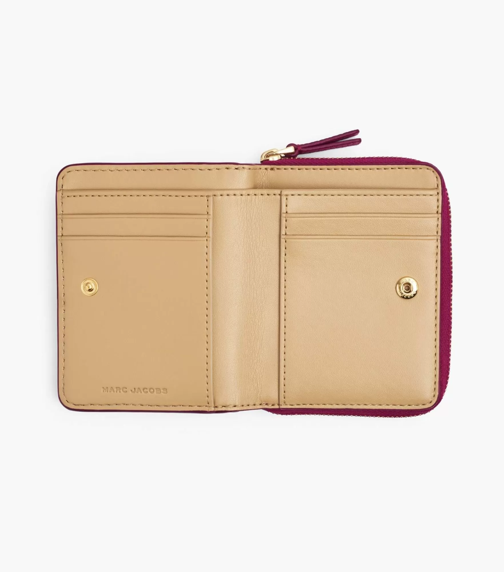 Marc Jacobs Small Wallets<The Leather Mini Compact Wallet