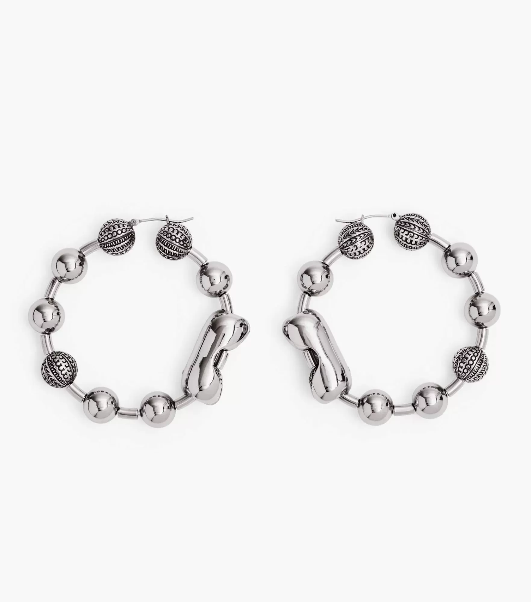 Marc Jacobs Earrings<The Monogram Ball Chain Hoop