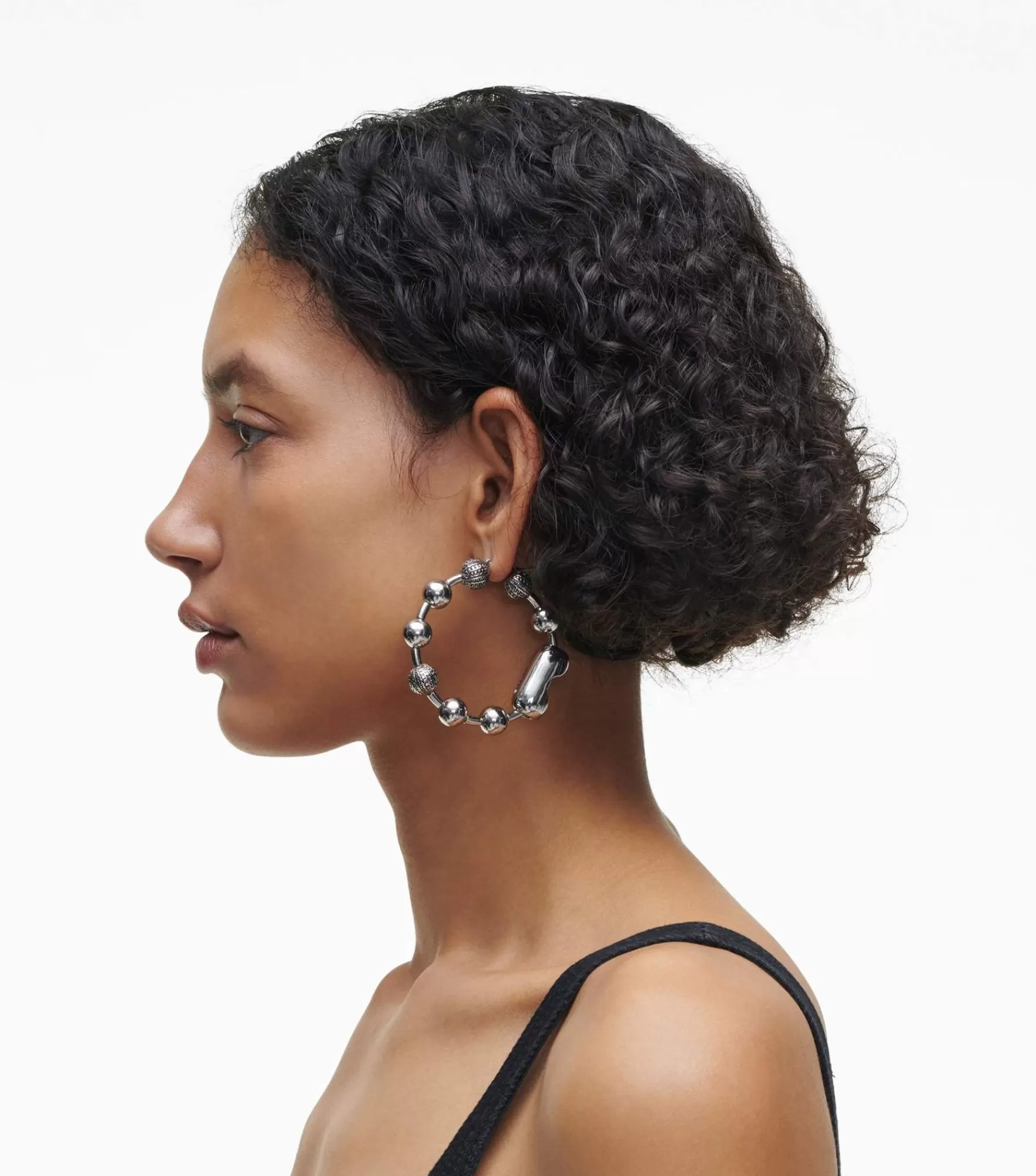 Marc Jacobs Earrings<The Monogram Ball Chain Hoop