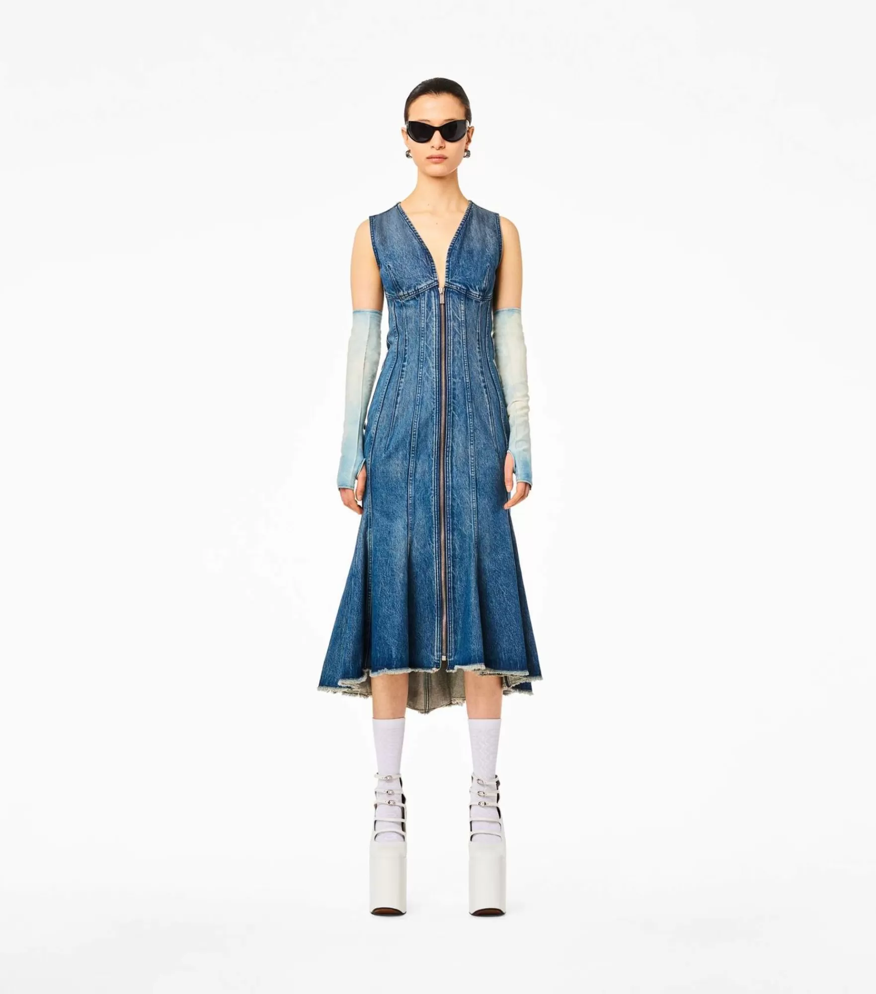 Marc Jacobs Dresses<The Wave Denim Dress